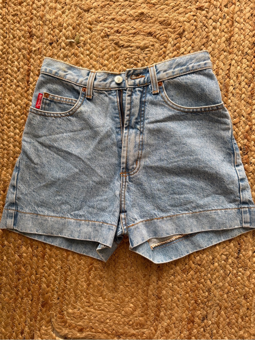 Vintage 90s BONGO by Gene Montesano High Waisted Denim Shorts - Size 1